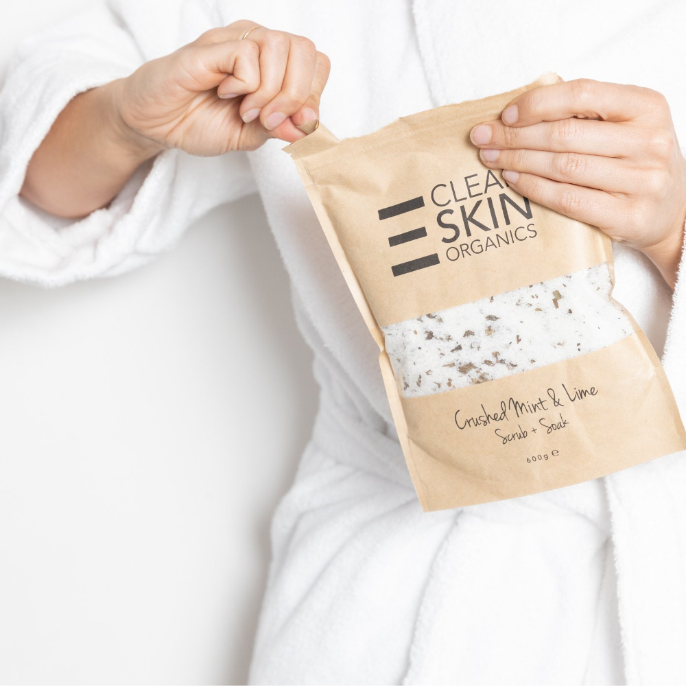 Clean Skin Organics Crushed Mint and Lime Scrub & Soak