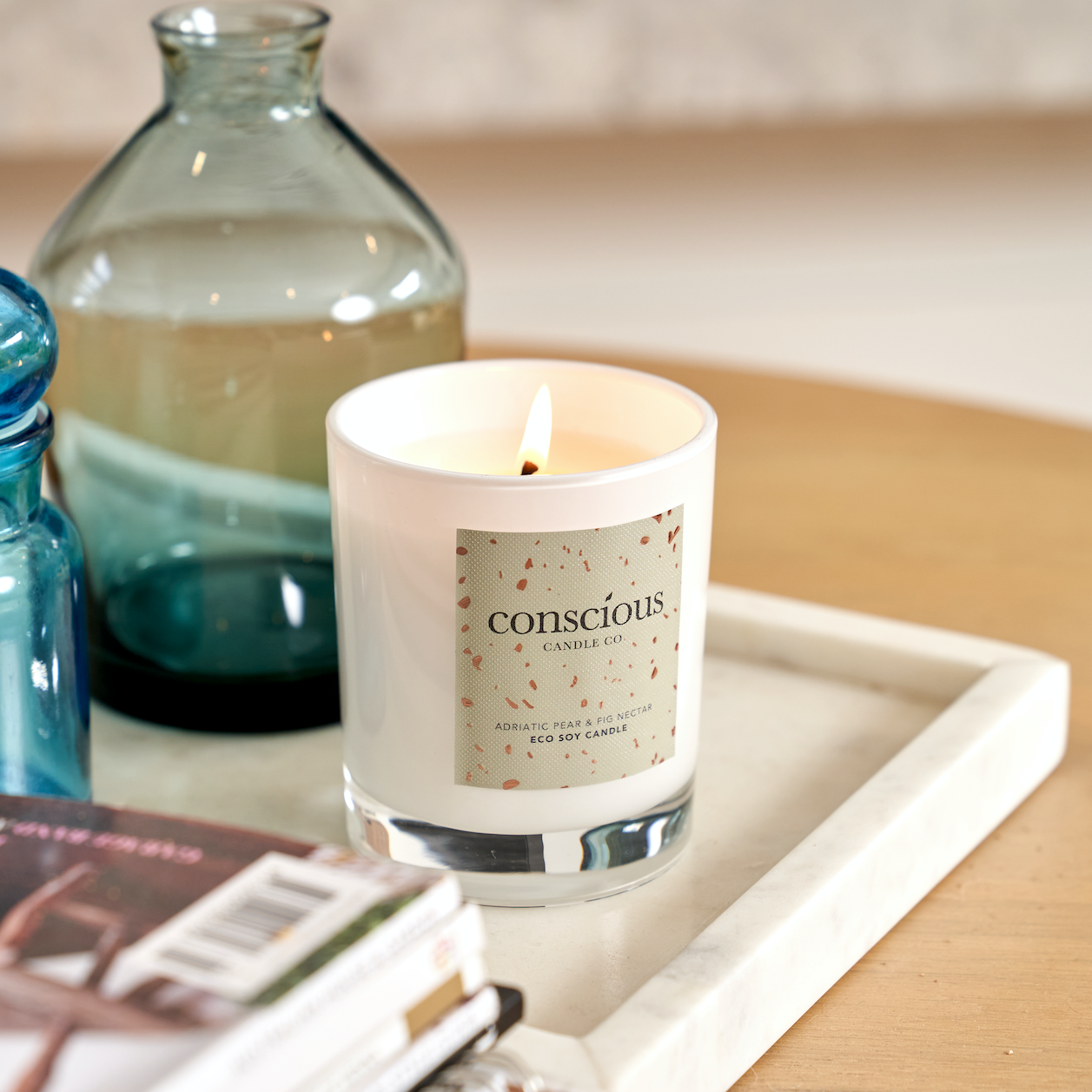 Conscious Candle Co Adriatic Pear & Fig Nectar Eco Soy Candle $38